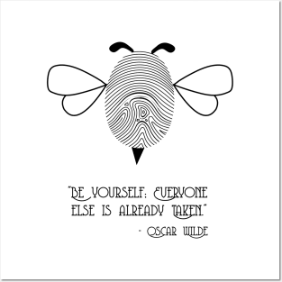 Bee Yourself Posters and Art
